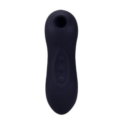 Oral Queen Clitoris & Tepel Zuiger Vibrator Zwart