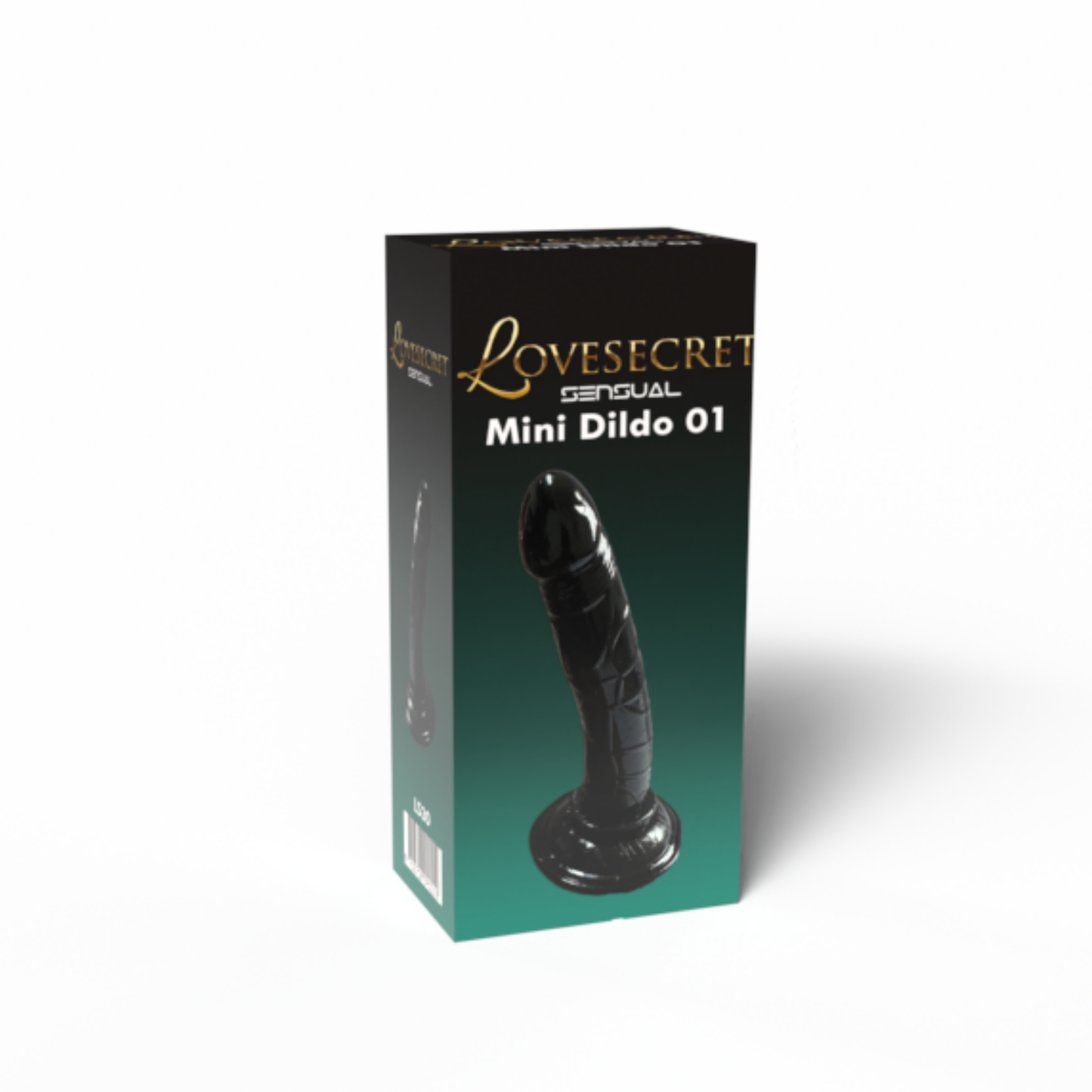 Zwarte Mini Dildo met Zuignap (14 cm)