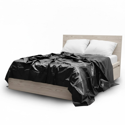 Laklaken Waterproof – 160 x 227 cm (Zwart)