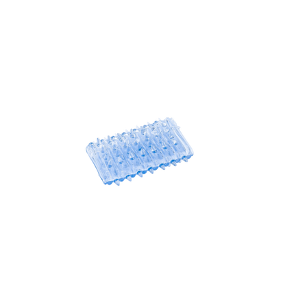 CockSleeve 2-Pack – Transparante & Blauwe Penis Sleeves met Textuur