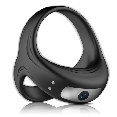 Oplaadbare Siliconen Cockring met Vibratie