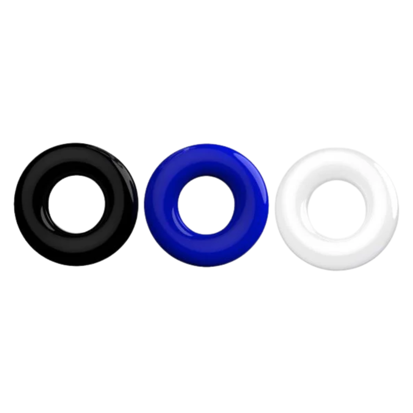 Donut Cockring Set – 3 Elastische Penisringen
