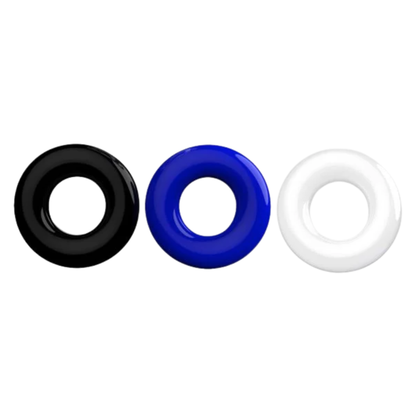 Donut Cockring Set – 3 Elastische Penisringen