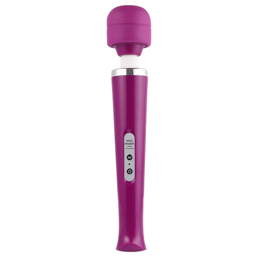 Wand Massager – Oplaadbare Krachtige Multi-Speed Vibrator (32.5cm Paars)
