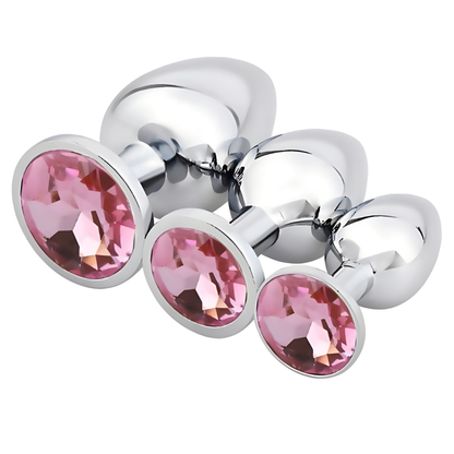 Starters Buttplug Set Met Roze Kristal