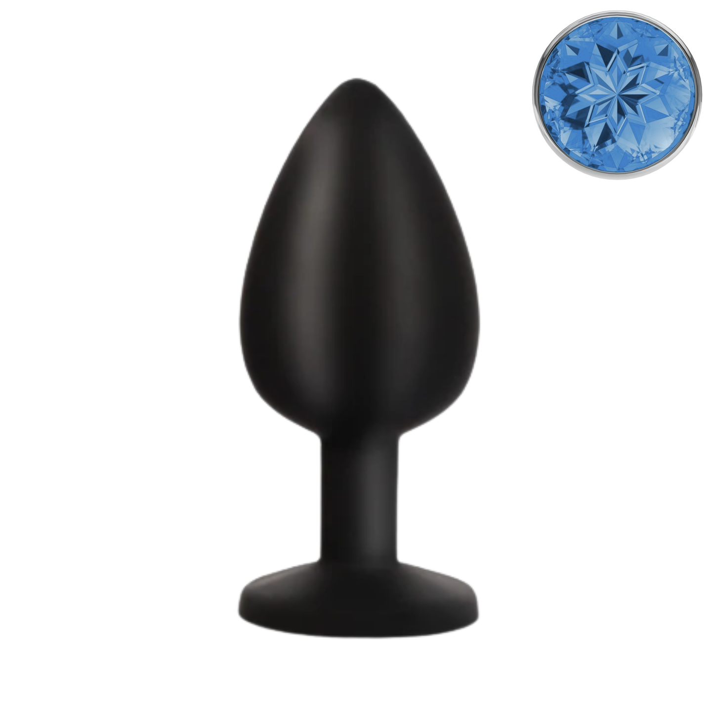 Luxe Siliconen Anal Plug met Kristal (S, M, L & 3-Pack Set)