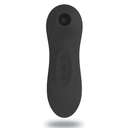 Oral Queen Clitoris & Tepel Zuiger Vibrator Zwart