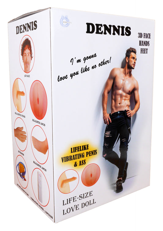 Boysoftoys Dennis Blow Up Love Doll – Real Curly Man Edition