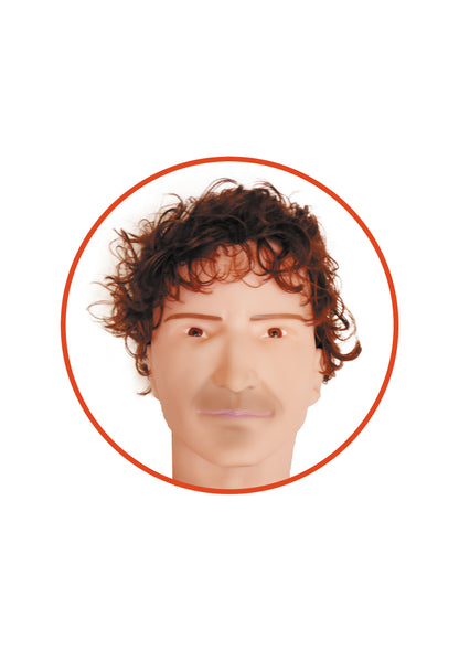 Boysoftoys Dennis Blow Up Love Doll – Real Curly Man Edition