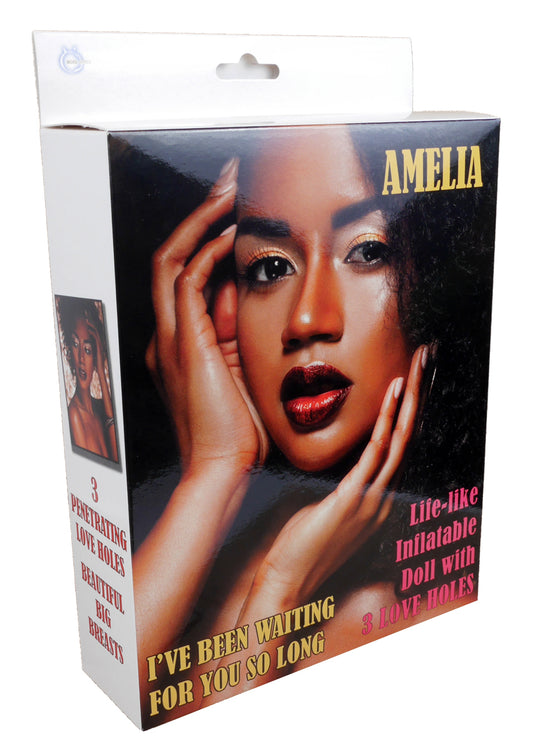Boysoftoys Amelia Opblaaspop – Zwarte Vrouw