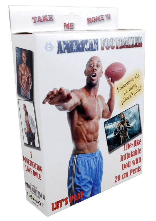 Boysoftoys American Footballer Mannelijke Opblaaspop – 150 cm
