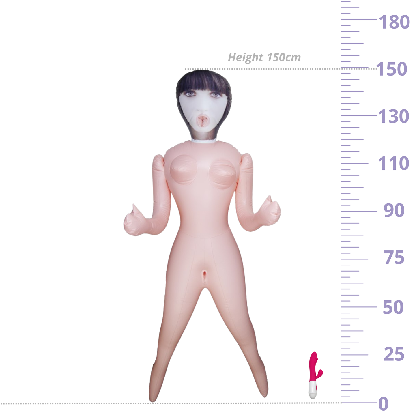 Madison Opblaasbare Sekspop met 3 Openingen