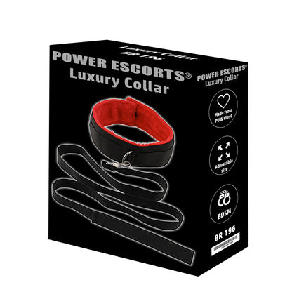 Luxury Collar met Leash – Verstelbare BDSM Halsband