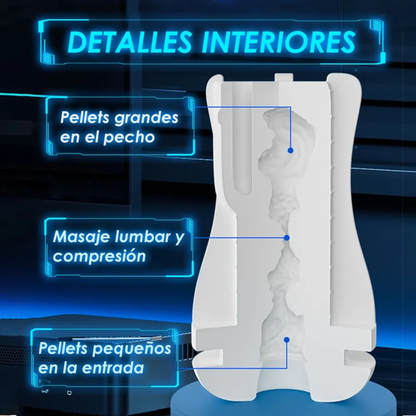 Elektrische Masturbator met Vibratie & Spraakinteractie