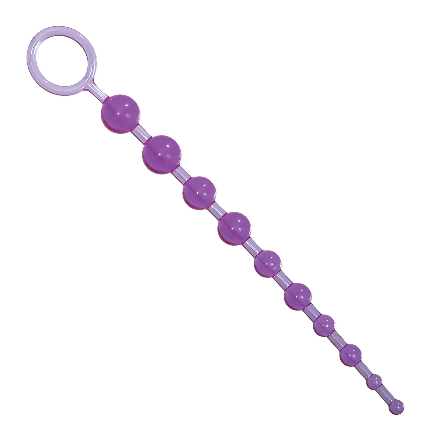 Paarse Anale Kralen met Ring (30 cm)