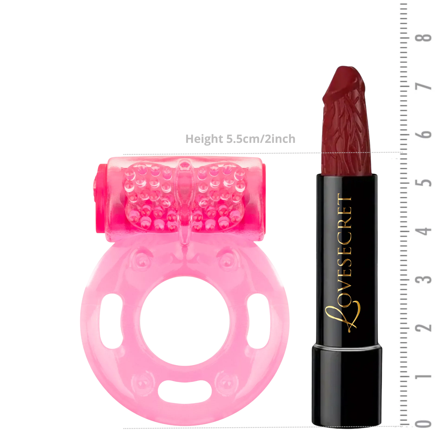 Roze Vibrerende Penisring 5.5cm