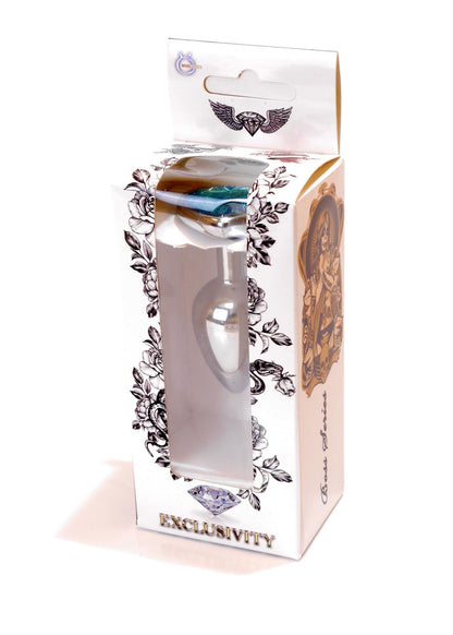 Boysoftoys – Heart Design Plug – Silver – Anal – Blauwe Steen