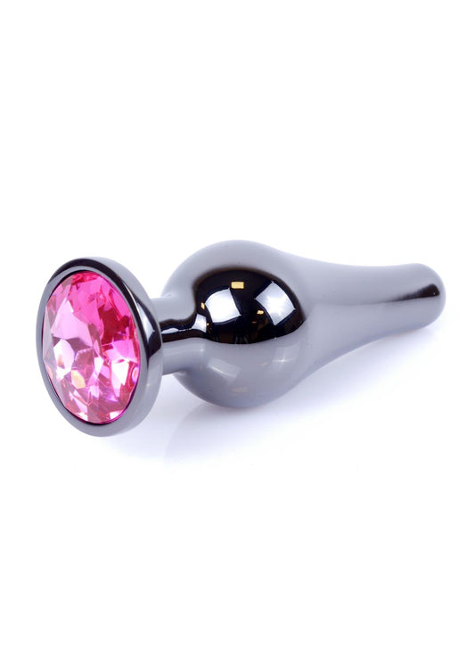 Boysoftoys - Buttplug - Donker - Zilver - Anaal - Roze - 64-00053