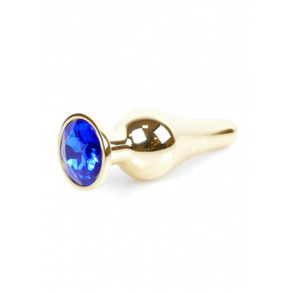 Boysoftoys - Grote Buttplug - Goud - Anaal - Donkerblauw - 64-00068
