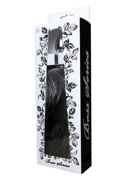 Boysoftoys – Plug met Zwarte Fox Tail – XXL – 45 cm - Vossenstaart