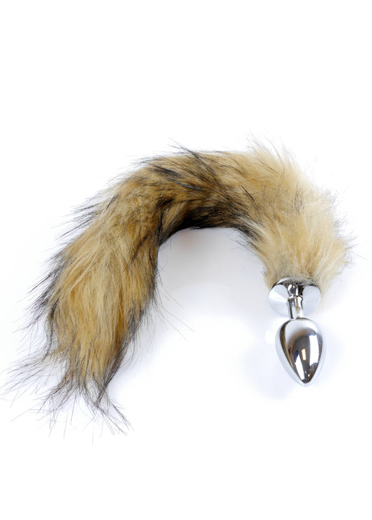 Boysoftoys – Plug met Bruine Fox Tail – XXL – 45 cm