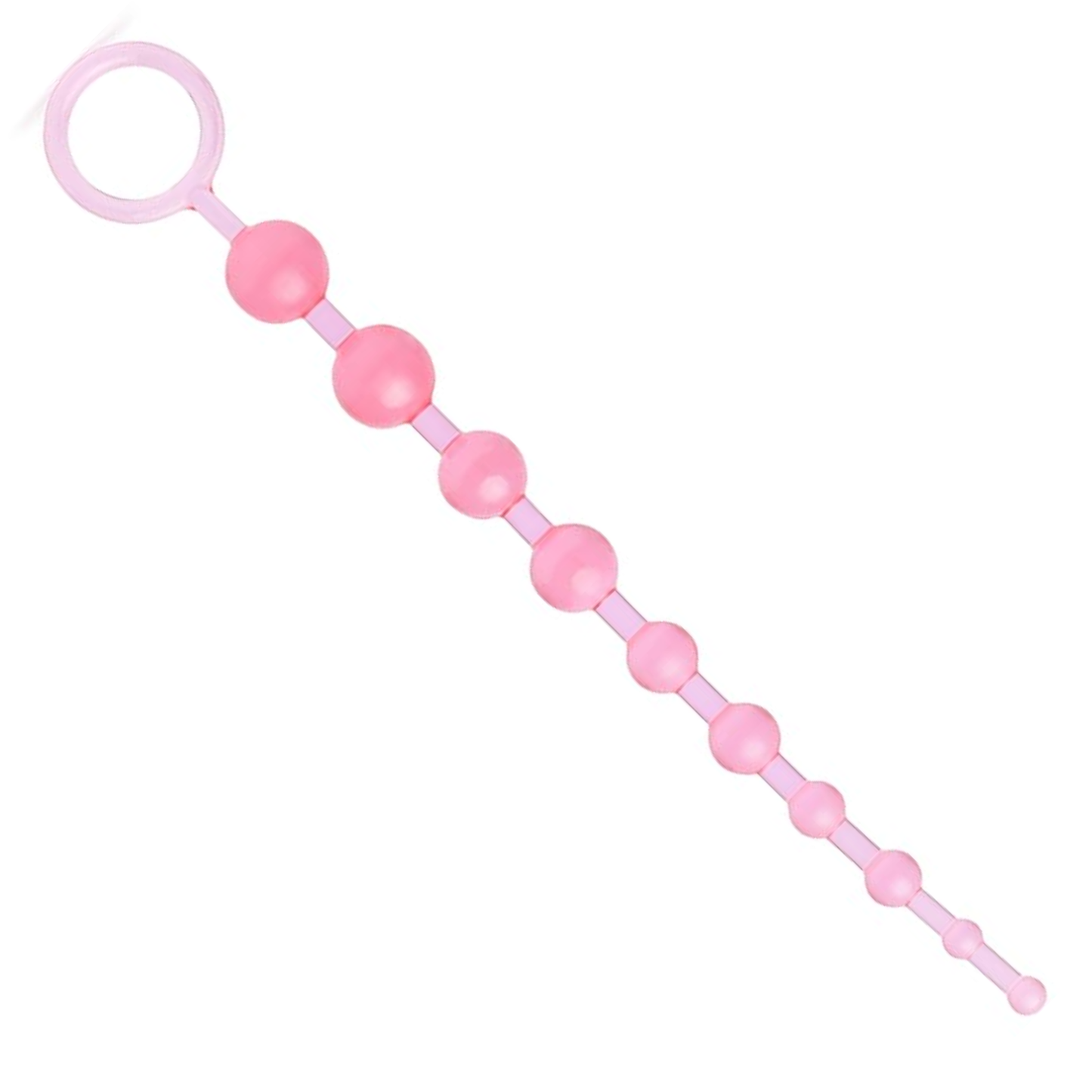 Roze Anale Kralen met Ring (30 cm)