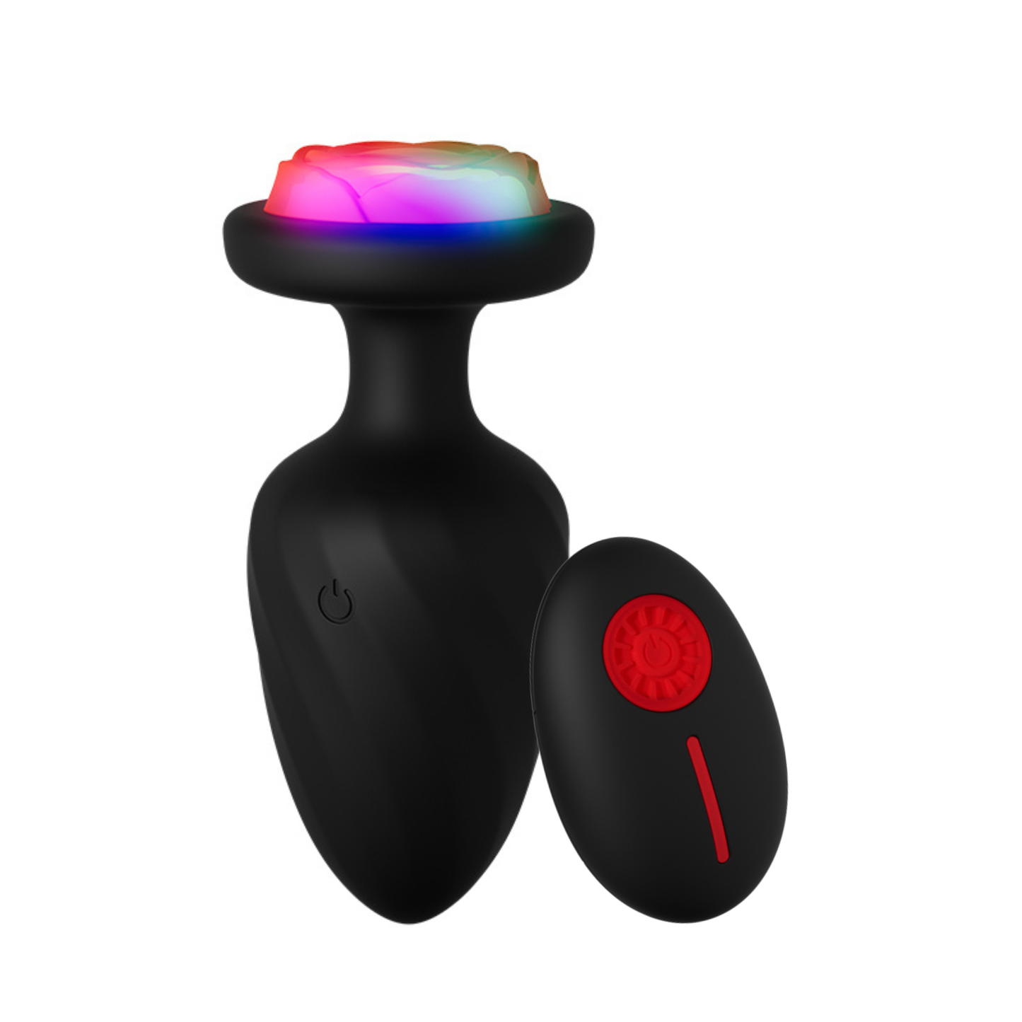 Party Plug Vibrerende Buttplug met LED