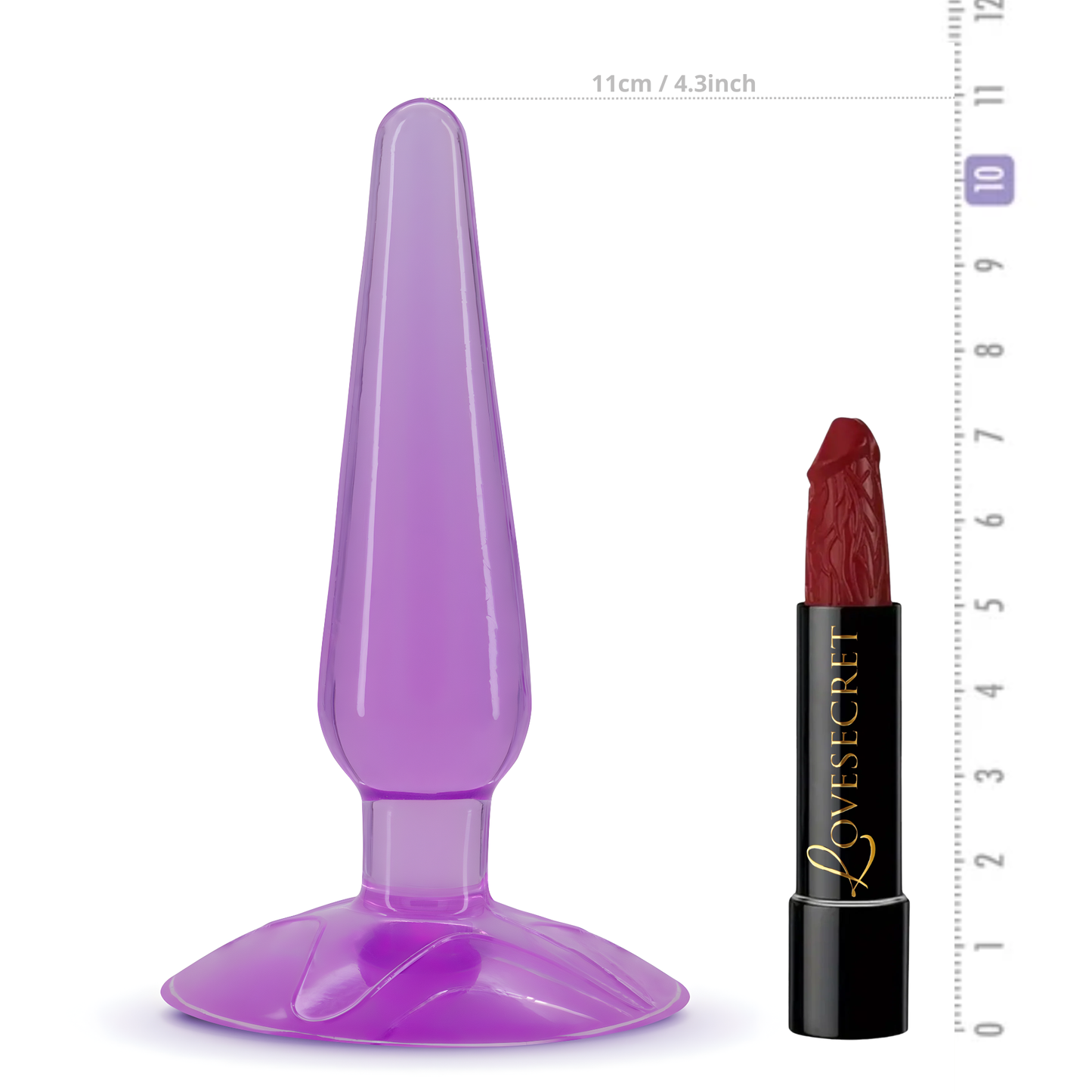 Paarse Buttplug 11 cm