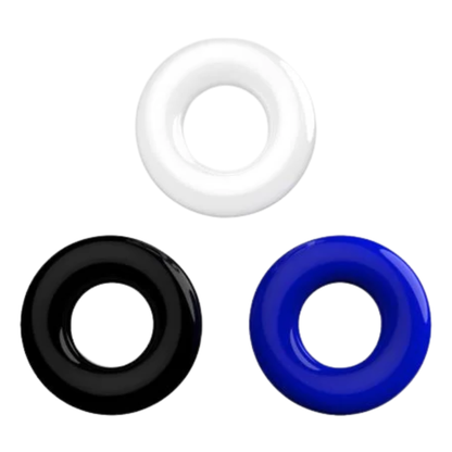 Donut Cockring Set – 3 Elastische Penisringen