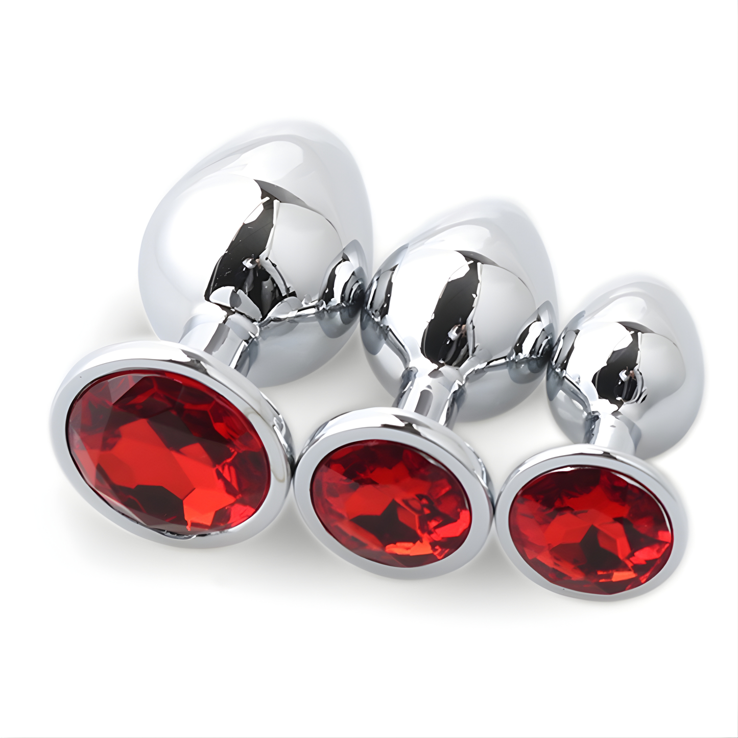 Starters Buttplug Set Met Rood Kristal