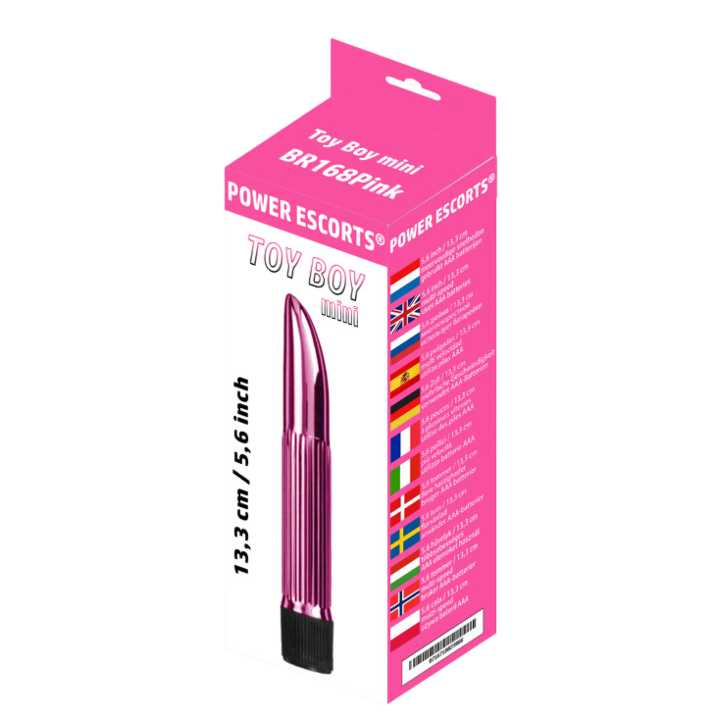 Toy Boy Mini Bullet Vibrator – Roze 13,3 cm