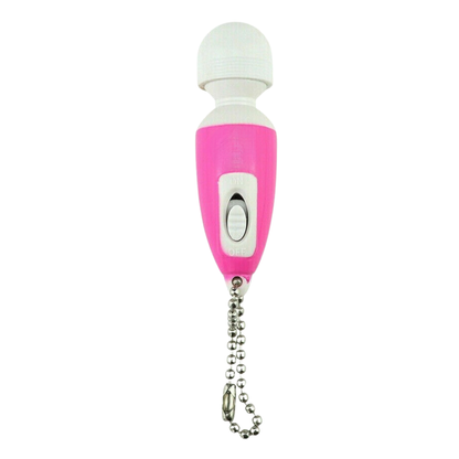 Mini Wand Sleutelhanger – Compacte Massager Vibrator Roze