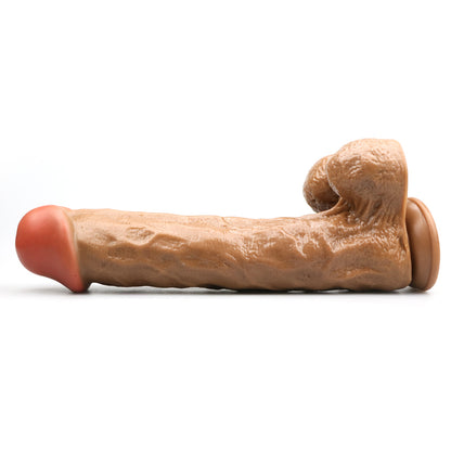 Realistische Dildo met Zuignap – 28,5 cm Flesh