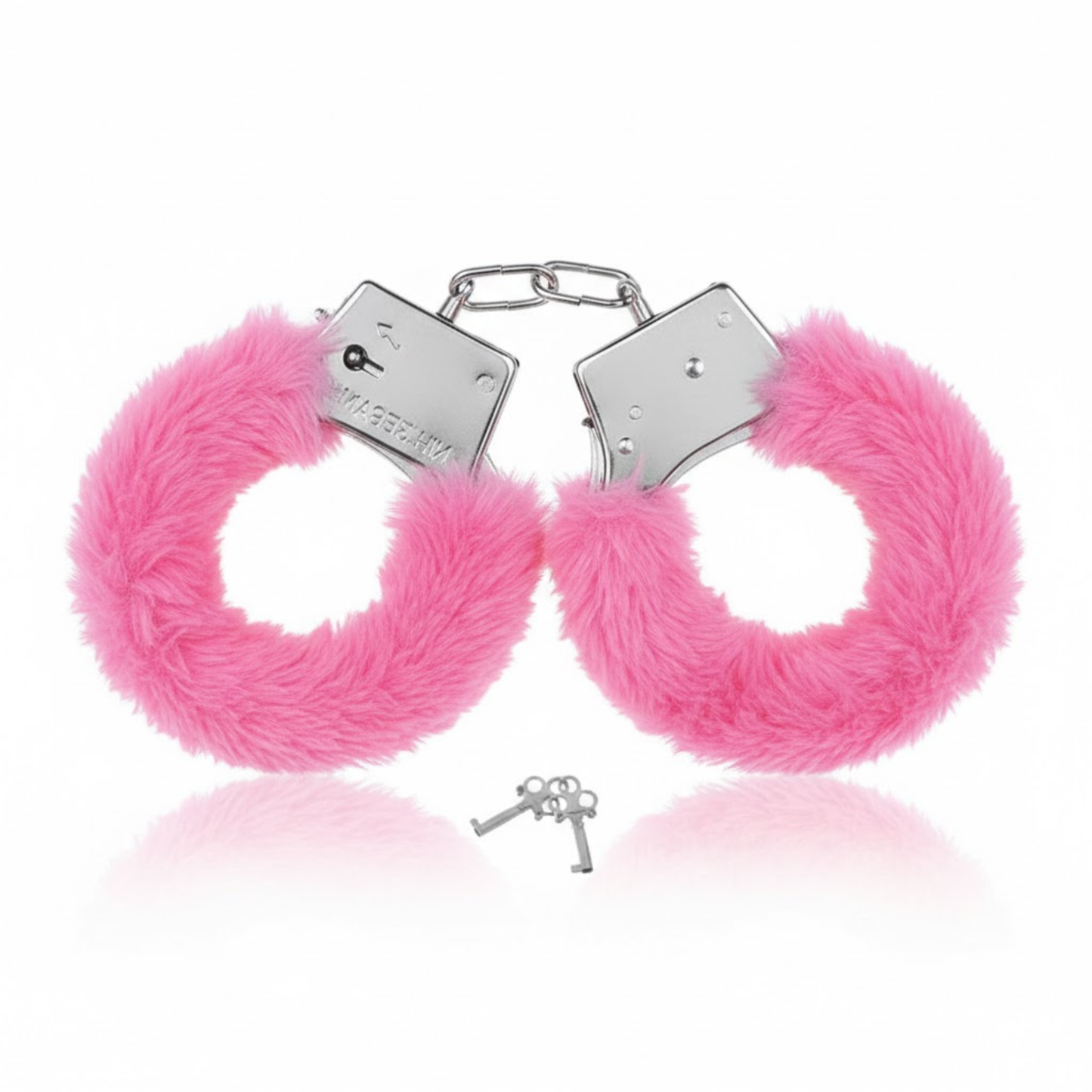 Fluffy Handboeien in Roze