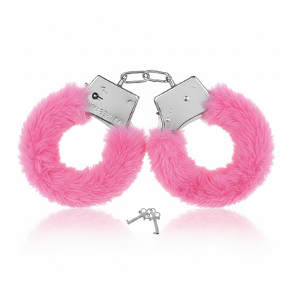 Fluffy Handboeien in Roze