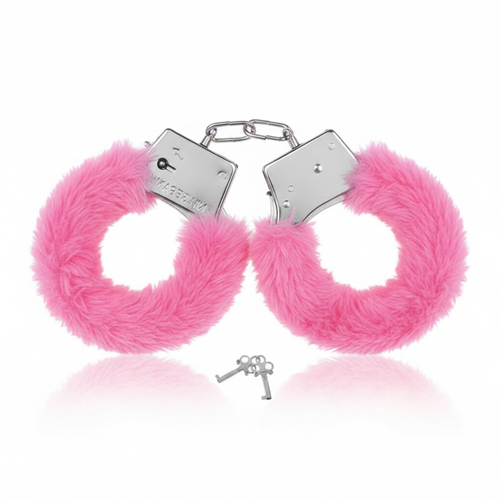 Fluffy Handboeien in Roze