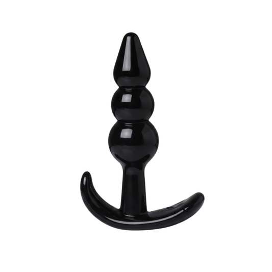 Zwarte Anale Buttplug 9,3cm