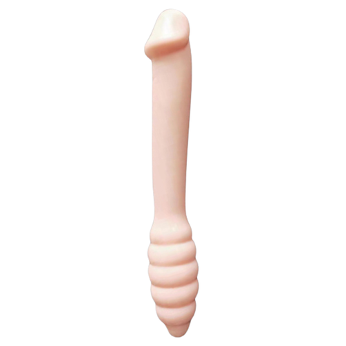 Rocket Dong Dubbelzijdige Dildo – 20,3cm - Beige