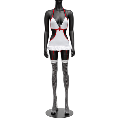 Body Pleasure Verpleegster Kostuum – TL03 – One Size – Sexy Nurse Role Play Set – 2 Variaties