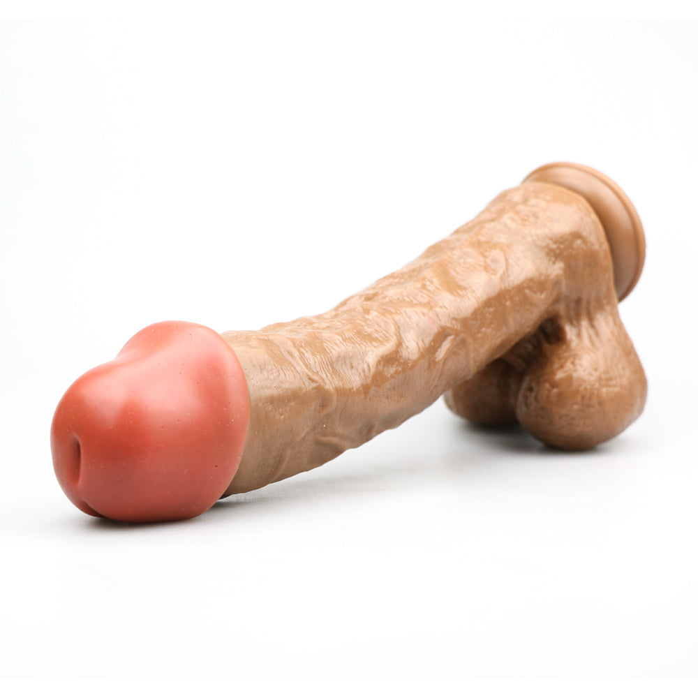 Realistische Dildo met Zuignap – 28,5 cm Flesh