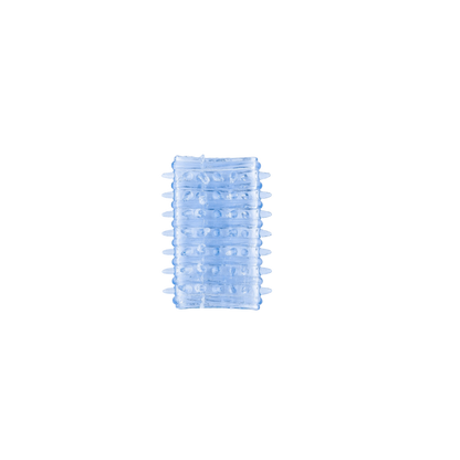 CockSleeve 2-Pack – Transparante & Blauwe Penis Sleeves met Textuur