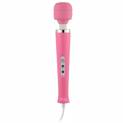 Luxe Wand Massager – Krachtige Vibraties met Bedrade Controle (32,5 cm, Roze)
