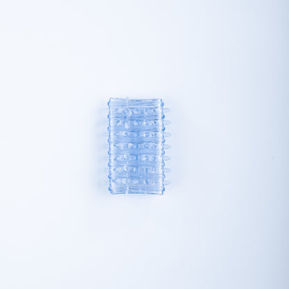 CockSleeve 2-Pack – Transparante & Blauwe Penis Sleeves met Textuur