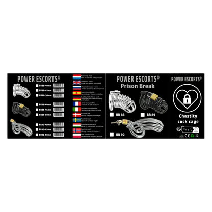 Prison Break Chastity Cage – RVS Penis Kooi - Silver