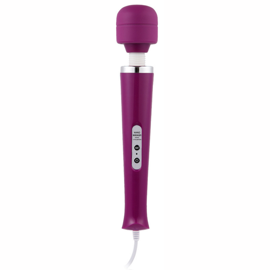 Luxe Wand Massager – Krachtige Vibraties met Bedrade Controle (32,5 cm, Paars)
