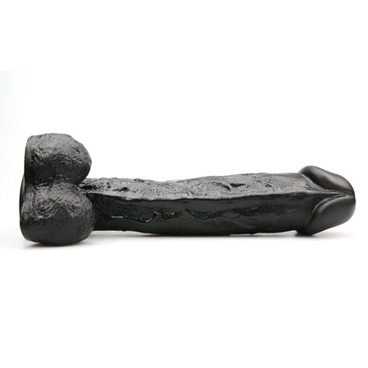 Realistische Dildo met Zuignap – 28,5 cm Zwart