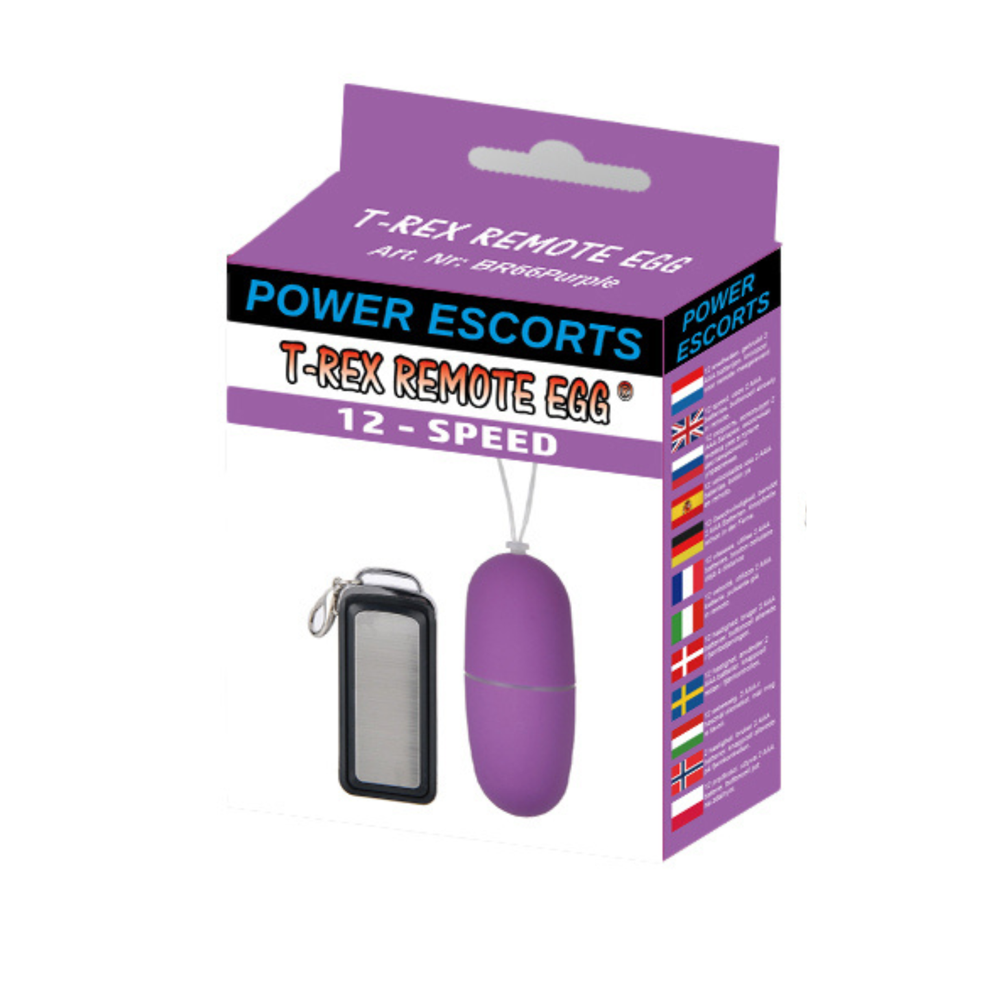 Vibrerend Ei met Afstandsbediening Paars
