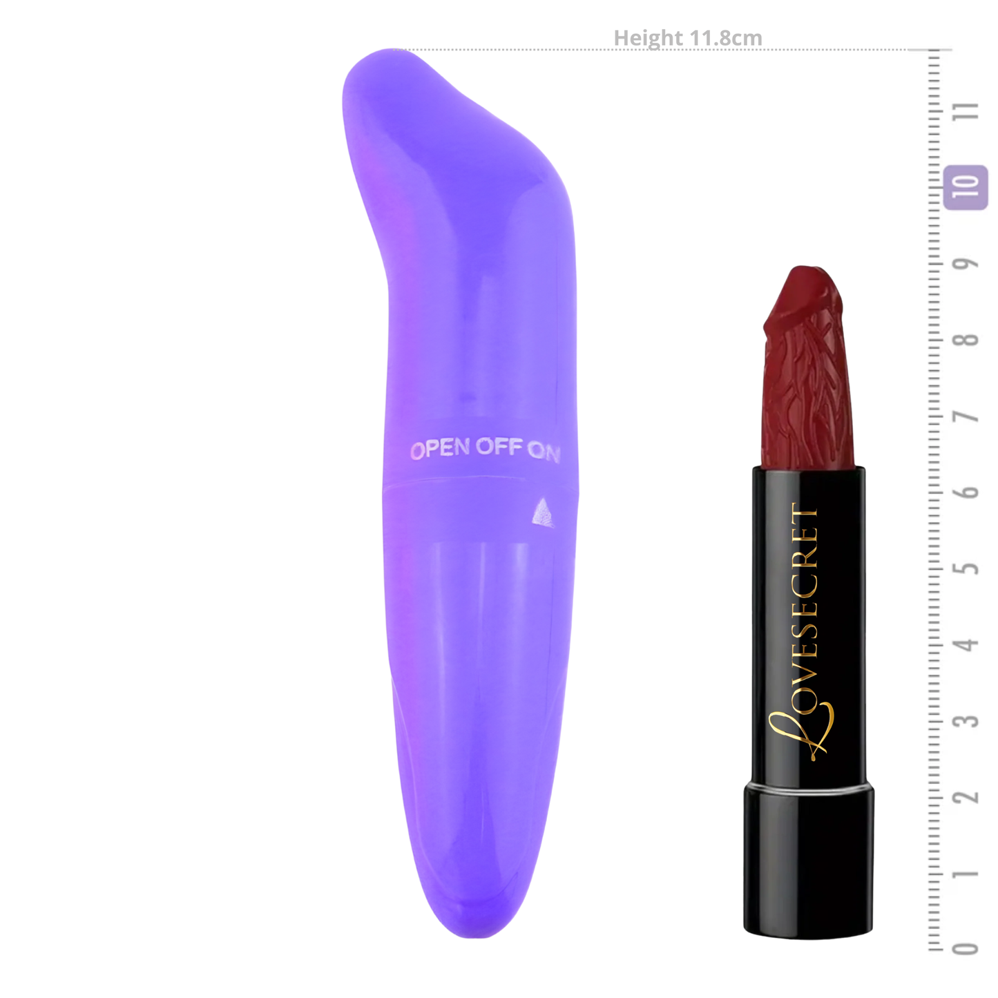 Dolfijn Mini Vibrator Paars 11.8cm