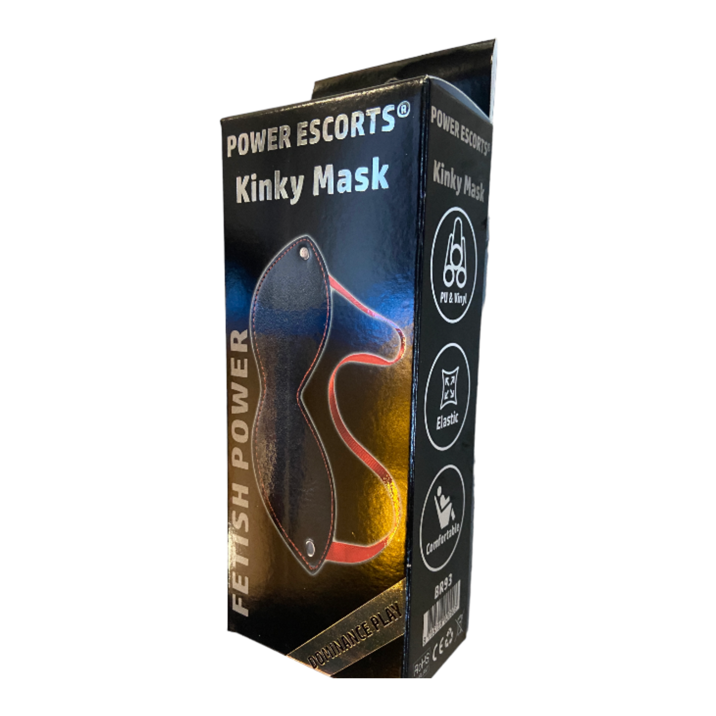 Kinky Blinddoek Masker – Sensuele BDSM Oogmasker met Elastische Band