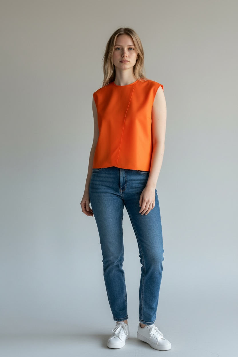 Latex 101 Kinky Orange Shirt Size XL